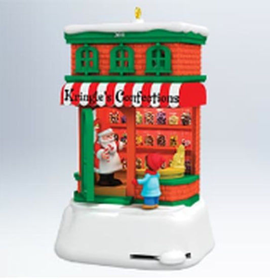 Aunt Krismas 'Kringle's Confections' ornament by Ken Crow. Year: 2011 - Kringleville series #2. 'Mint In Box' condition.
