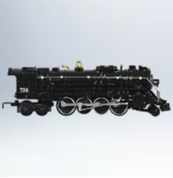 Aunt Krismas '726 Berkshire Steam Locomotive' ornament by Hallmark. Year: 2011 - Lionel Train series #16. 'Mint In Box' condition.