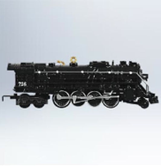 Aunt Krismas '726 Berkshire Steam Locomotive' ornament by Hallmark. Year: 2011 - Lionel Train series #16. 'Mint In Box' condition.