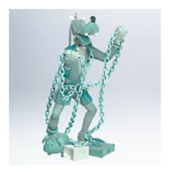 Aunt Krismas 'Goofy as Jacob Marley' ornament by Nello Williams. Year: 2011 - Mickey’s Christmas Carol series #3. 'Mint In Box' condition.