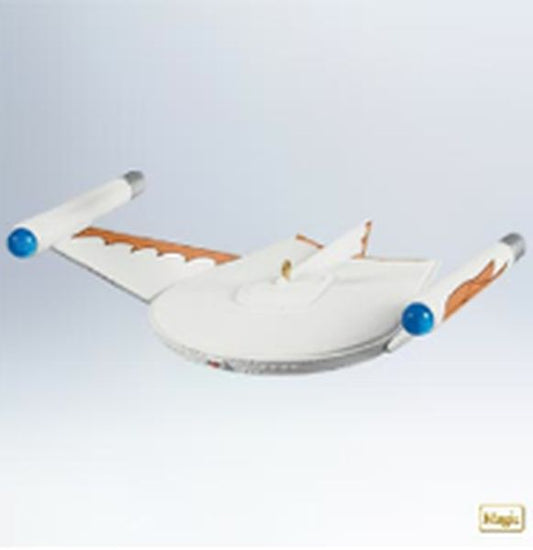 Aunt Krismas 'Romulan Bird of Prey' ornament by Lynn Norton. Year: 2011 - Star Trek Ships  series #0. 'Mint In Box' condition.