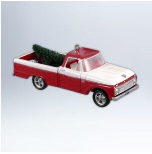 Aunt Krismas '1966 Ford F-100' ornament by Don Palmiter. Year: 2012 - All-American Trucks series #18. 'Mint In Box' condition.