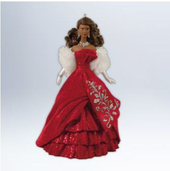 Aunt Krismas 'Celebration Barbie' ornament by Patricia Andrews. Year: 2012 - Celebration Barbie series #13. 'Mint In Box' condition.