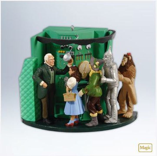 Aunt Krismas 'Man Behind the Curtain' ornament by Hallmark. Year: 2012 - The Wizard of Oz Collection  series #0. 'Mint In Box' condition.