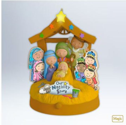 Aunt Krismas 'Nativity Story ' ornament by Ken Crow. Year: 2012 - N/A series #0. 'Mint In Box' condition.