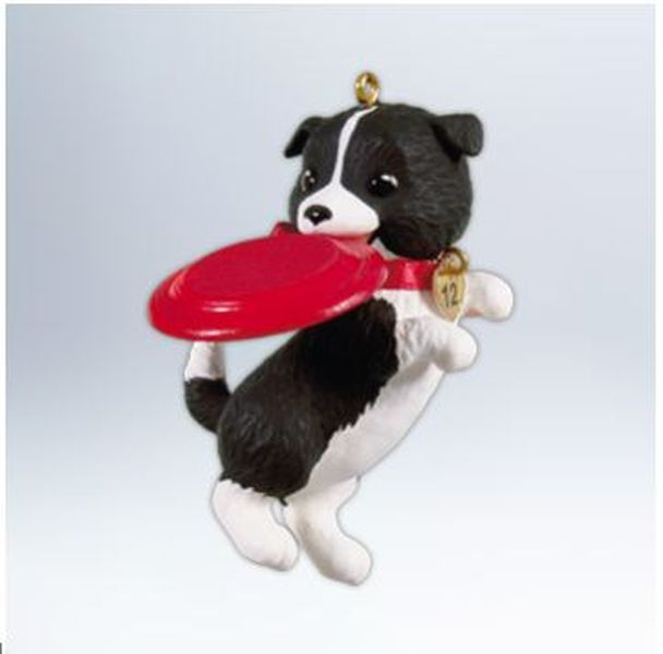 Aunt Krismas 'Puppy Love' ornament by Anita Marra Rogers. Year: 2012 - Puppy Love series #22. 'Mint In Box' condition.