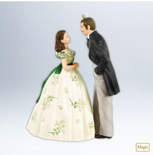 Aunt Krismas 'Scarlett Meets Her Match' ornament by Hallmark. Year: 2012 - Gone with the Wind  series #0. 'Mint In Box' condition.