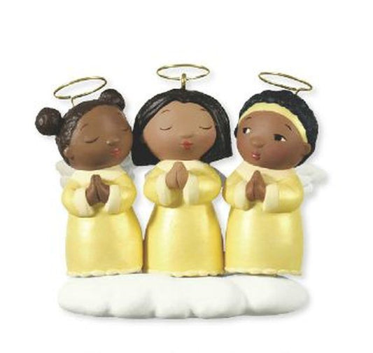Aunt Krismas 'Three Little Angels ' ornament by Kristina Gaughran. Year: 2012 - N/A series #0. 'Mint In Box' condition.